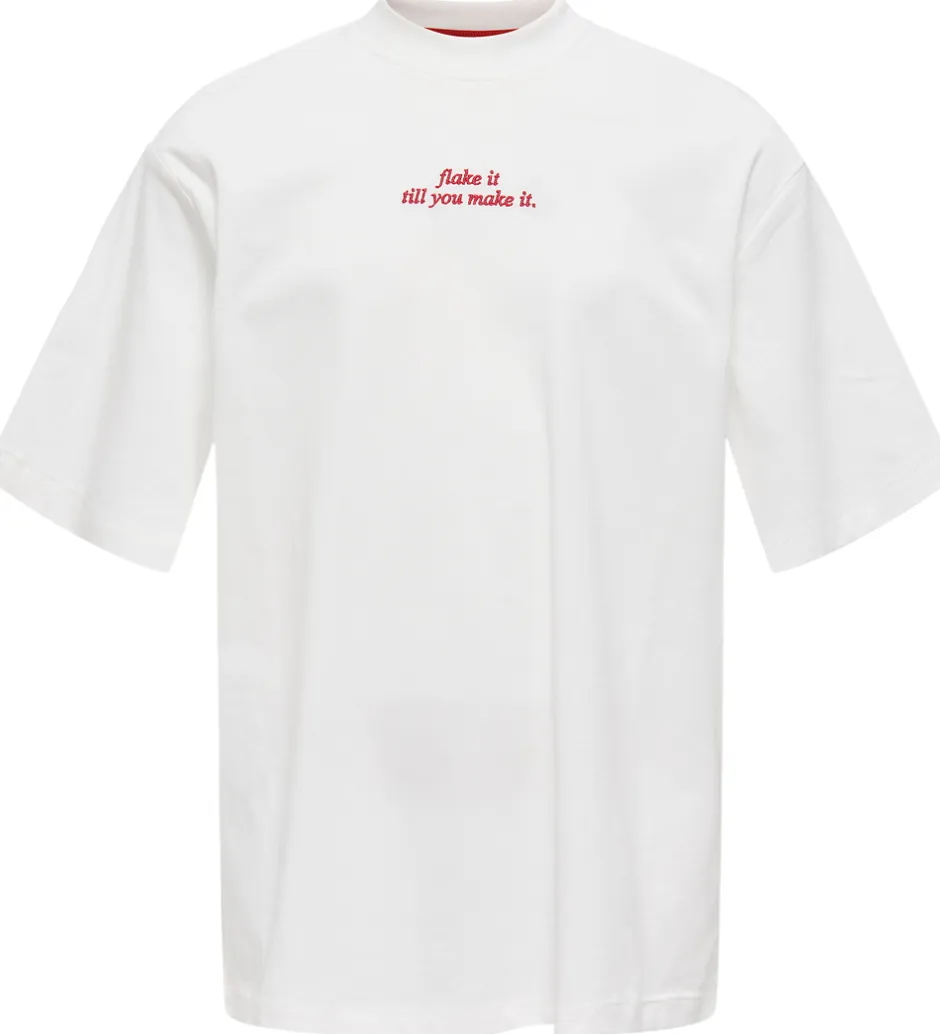 T-Shirts|Kids Only T-shirt - KogBabette - Cloud Dancer/Croissant