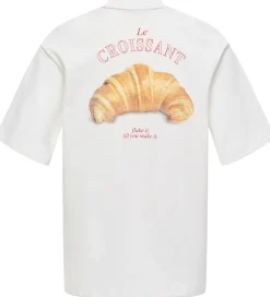 T-Shirts|Kids Only T-shirt - KogBabette - Cloud Dancer/Croissant