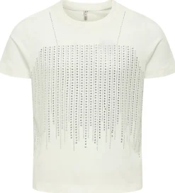 T-Shirts|Kids Only T-shirt - KogBillie - Stone Top - Cloud Dancer/ Rhines