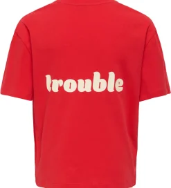 T-Shirts|Kids Only T-shirt - KogEllie - High Risk Red/Trouble