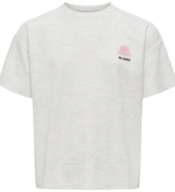 T-Shirts|Basis|Kids Only T-Shirt - Noos - KogBillie - Light Grey Melange/Collag
