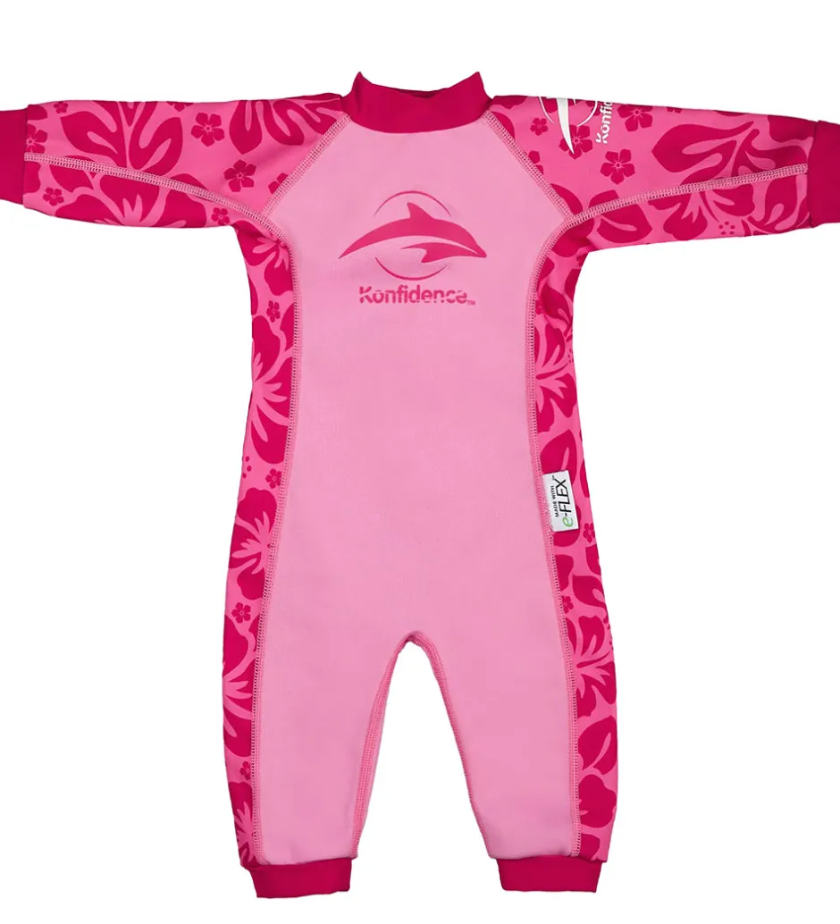 Badetøj|Konfidence Badeheldragt - Splashy - UV50+ - Pink