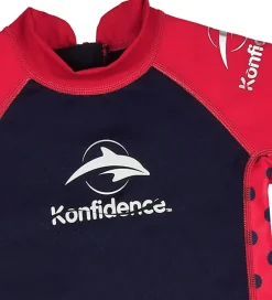 Badetøj|Konfidence Badeheldragt - UV50+ - Pink/Navy