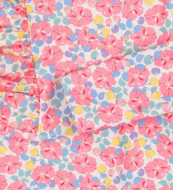 Badetøj|Konges Sløjd Badehat - UV50+ - Manuca Frill - Rose Anglaise