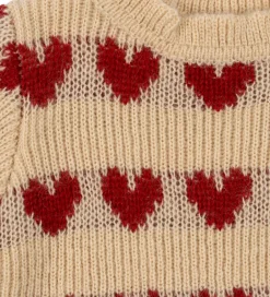 Bluser|Juletøj|Konges Sløjd Bluse - Uld - Strik - Laula - Heart