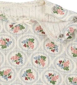 Bodyer|Konges Sløjd Body l/æ - Minnie - Verona Blues m. Hulmønster