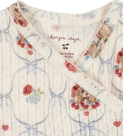 Bodyer|Konges Sløjd Body l/æ - Rib - Minnie - Puppy m. Hulmønster