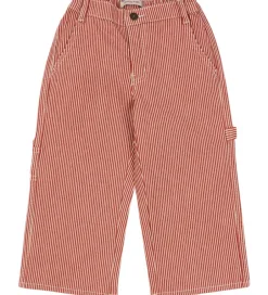 Bukser Og Jeans|Konges Sløjd Bukser - Denim - Luc - Milk Rouge Stripe