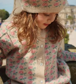 Striktrøjer|Konges Sløjd Cardigan - Strik - Uld/Akryl - Rose