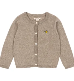 Cardigans|Konges Sløjd Cardigan - Uld - Strik - Mattou - Lysebrun