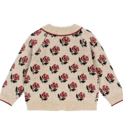 Uld|Cardigans|Konges Sløjd Cardigan - Uld/Polyamid - Belou - Rose