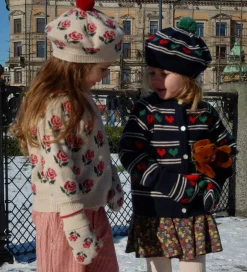 Uld|Cardigans|Konges Sløjd Cardigan - Uld/Polyamid - Belou - Rose