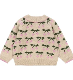 Cardigans|Konges Sløjd Cardigan - Uld - Strik - Belou - Cherry