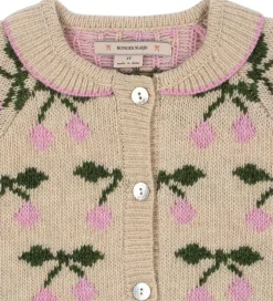 Cardigans|Konges Sløjd Cardigan - Uld - Strik - Belou - Cherry