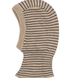 Uld|Elefanthuer|Konges Sløjd Elefanthue - Uld - 1-lags - Louli - Stripe Bluie