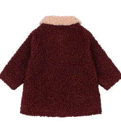Fleece|Konges Sløjd Fleecefrakke - Teddy - Calin - Cabernet