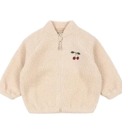 Fleece|Konges Sløjd Fleecejakke - Jazz Teddy - Sand Dollar