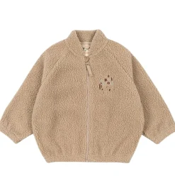 Fleece|Konges Sløjd Fleecejakke - Jazz Teddy - Oxford Tan