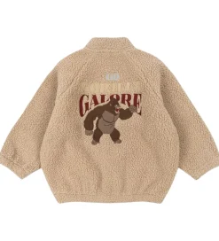 Fleece|Konges Sløjd Fleecejakke - Jazz Teddy - Oxford Tan