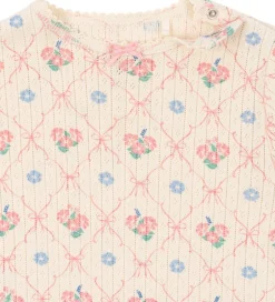 Heldragter|Konges Sløjd Heldragt - Rib - Minnie - Fleur Decor m. Hulmønster