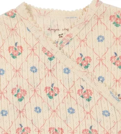 Heldragter|Konges Sløjd Heldragt - Rib - Minnie - Fleur Decor m. Hulmønster