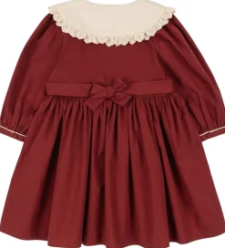 Juletøj|Kjoler|Konges Sløjd Kjole - Coeur Collar - Red Dahlia