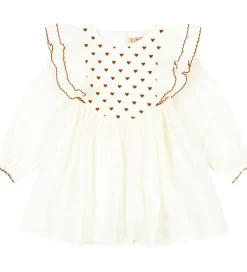 Kjoler|Konges Sløjd Kjole - Coeur - Pure White