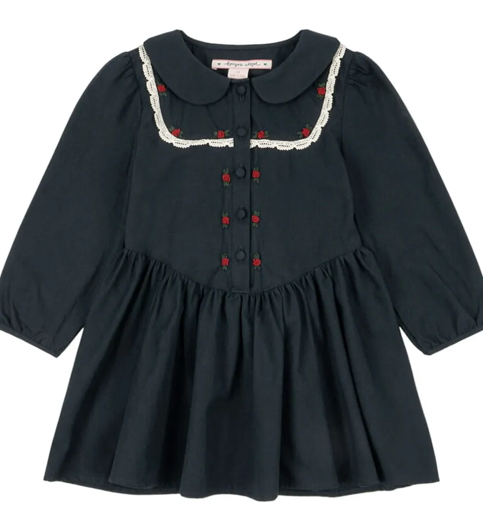 Kjoler|Konges Sløjd Kjole - Emmy - Dark Navy