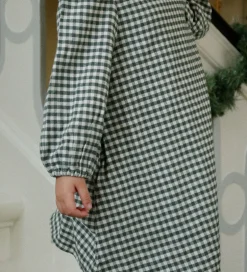 Kjoler|Konges Sløjd Kjole - Green Check