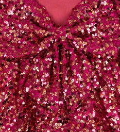 Kjoler|Konges Sløjd Kjole - Lila Sequin Bow - Sparkling Sangria