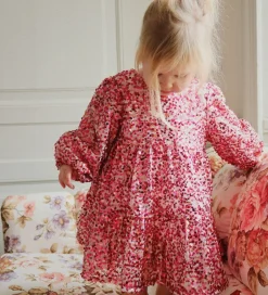 Kjoler|Konges Sløjd Kjole - Lila Sequin Bow - Sparkling Sangria