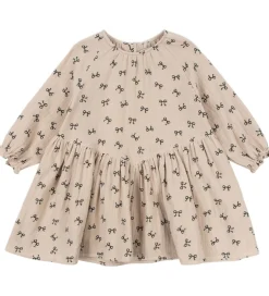 Kjoler|Konges Sløjd Kjole - Musselin - Coco - Bow Magnet