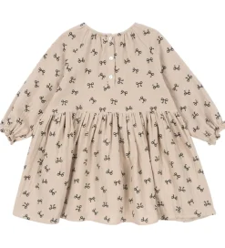 Kjoler|Konges Sløjd Kjole - Musselin - Coco - Bow Magnet