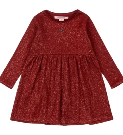 Juletøj|Kjoler|Konges Sløjd Kjole - Roli - Red Dahlia m. Glimmer