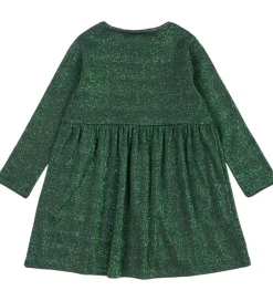 Juletøj|Kjoler|Konges Sløjd Kjole - Roli - Jungle Green m. Glimmer