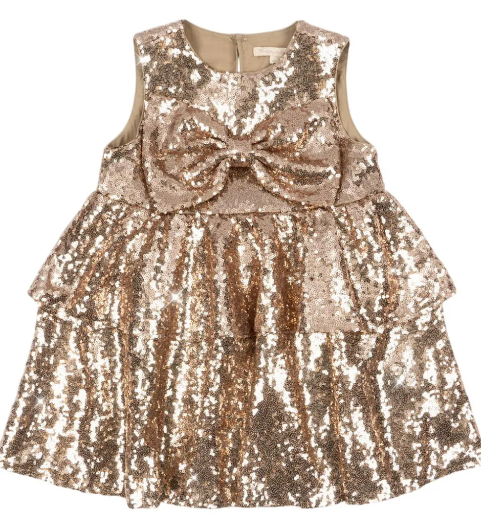 Kjoler|Konges Sløjd Kjole - Rosie - Smoke Gray m. Pailletter