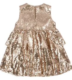 Kjoler|Konges Sløjd Kjole - Rosie - Smoke Gray m. Pailletter