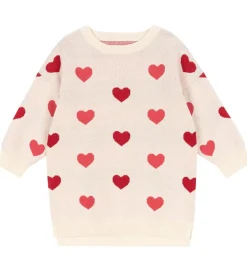 Kjoler|Konges Sløjd Kjole - Strik - Lapis - Coeur Color/Duo Pink