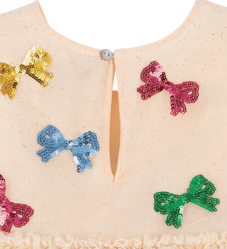 Kjoler|Konges Sløjd Kjole - Tyl - Yvonne Bow Colore