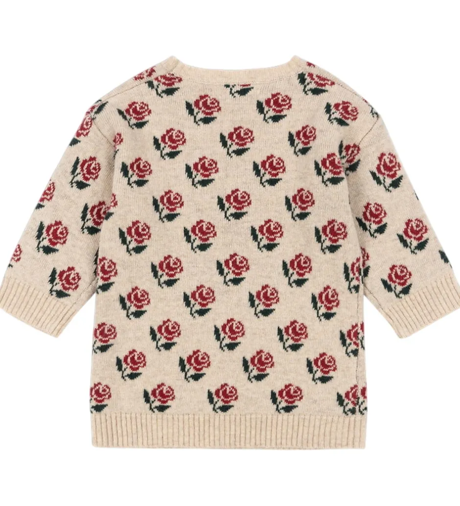 Uld|Kjoler|Konges Sløjd Kjole - Uld/Polyamid - Rose