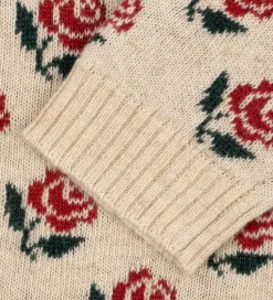 Uld|Kjoler|Konges Sløjd Kjole - Uld/Polyamid - Rose