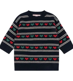 Uld|Kjoler|Konges Sløjd Kjole - Uld/Polyamid - Belou - Heart