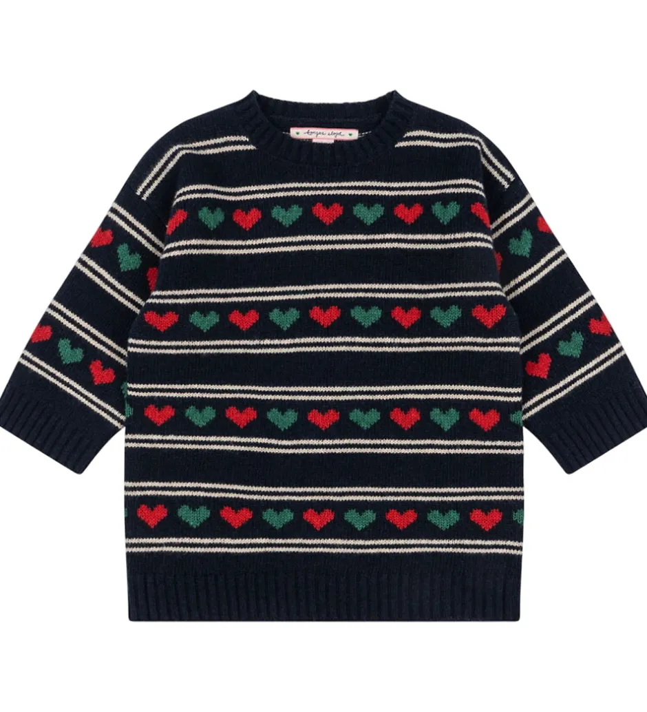 Uld|Kjoler|Konges Sløjd Kjole - Uld/Polyamid - Belou - Heart