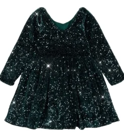 Juletøj|Kjoler|Konges Sløjd Kjole - Velour - Viola - Sycamore m. Palietter