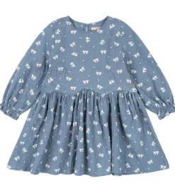 Kjoler|Konges Sløjd Kjole - Vida - Boucle Blue