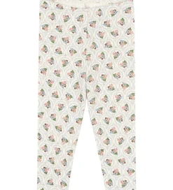 Leggings|Konges Sløjd Leggings - Minnie - Verona Blues m. Hulmønster