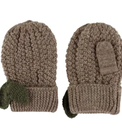 Handsker Og Luffer|Konges Sløjd Luffer - Strik - Fruity - Bunny Brown Melange