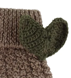 Handsker Og Luffer|Konges Sløjd Luffer - Strik - Fruity - Bunny Brown Melange