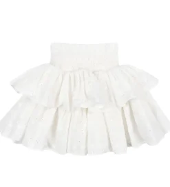 Nederdele|Konges Sløjd Nederdel - Lacey Smock - Optic White