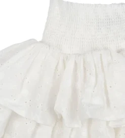 Nederdele|Konges Sløjd Nederdel - Lacey Smock - Optic White